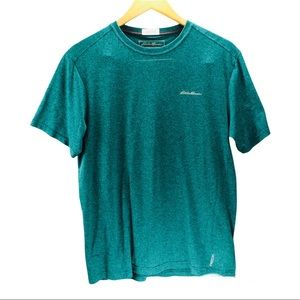 Eddie Bauer Free Dry T Shirt / Men’s Size M Green. ￼